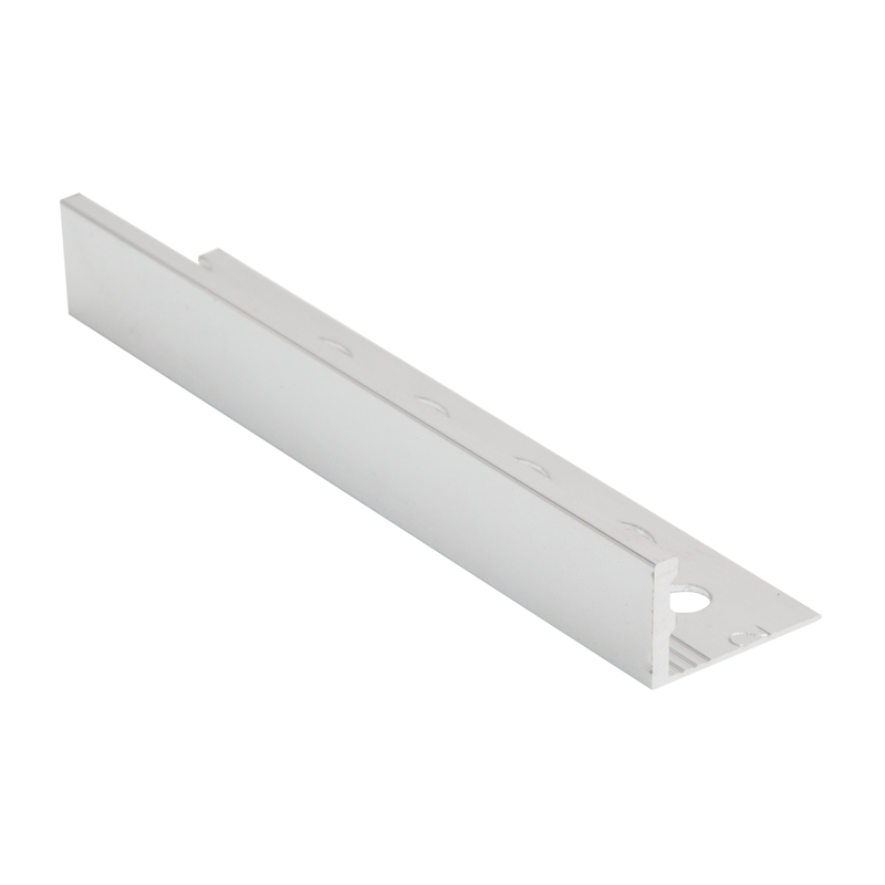 Straight Edge Polished Chrome Tile Trim ESA by Genesis Premium Tile Trim